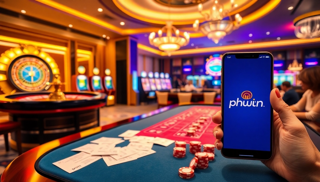 Experience thrilling gaming at PHWIN's online casino with vibrant tables and interactive gameplay.