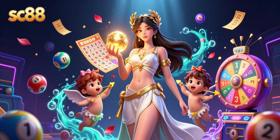 Experience thrilling wins at sc88 with colorful lottery elements and vibrant characters.