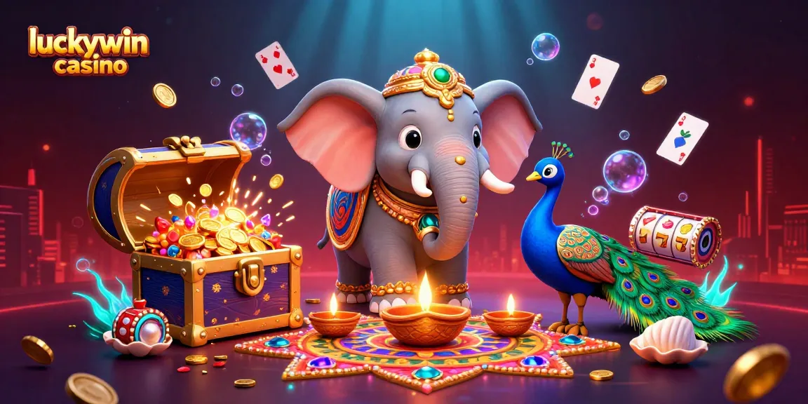 Experience the thrill of luckywin casino with vibrant animation and exciting game elements.
