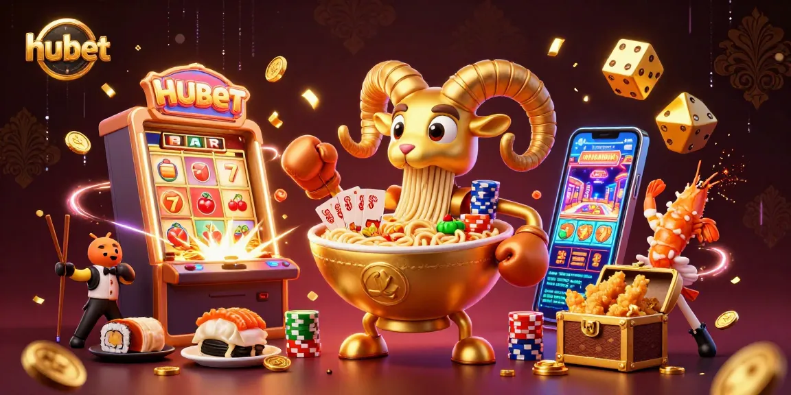 Experience the excitement of hubet with vibrant casino action featuring dynamic characters and game elements.