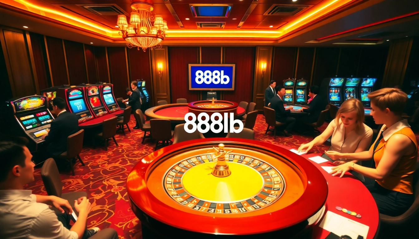 Experience thrilling gameplay at 888b with vibrant casino tables and exciting slots.