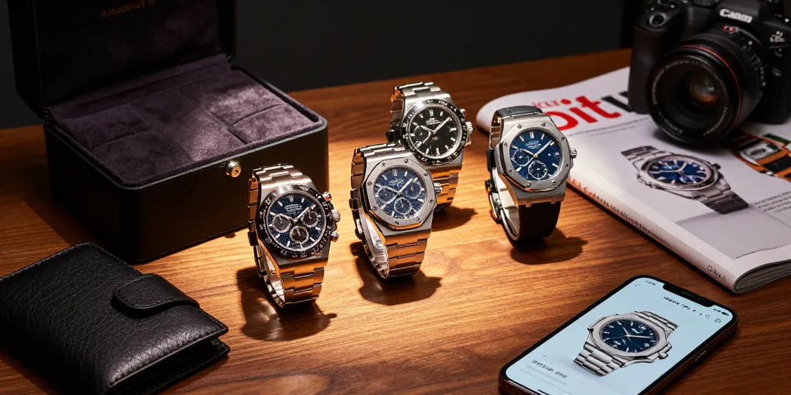 Explore exquisite replica watches on display, showcasing luxury and craftsmanship in perfect detail.