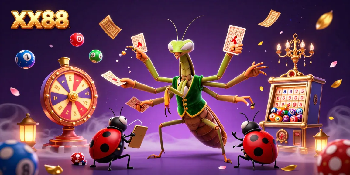 Experience the thrill of gaming strategies at XX88 with dynamic 3D characters and vibrant casino elements.