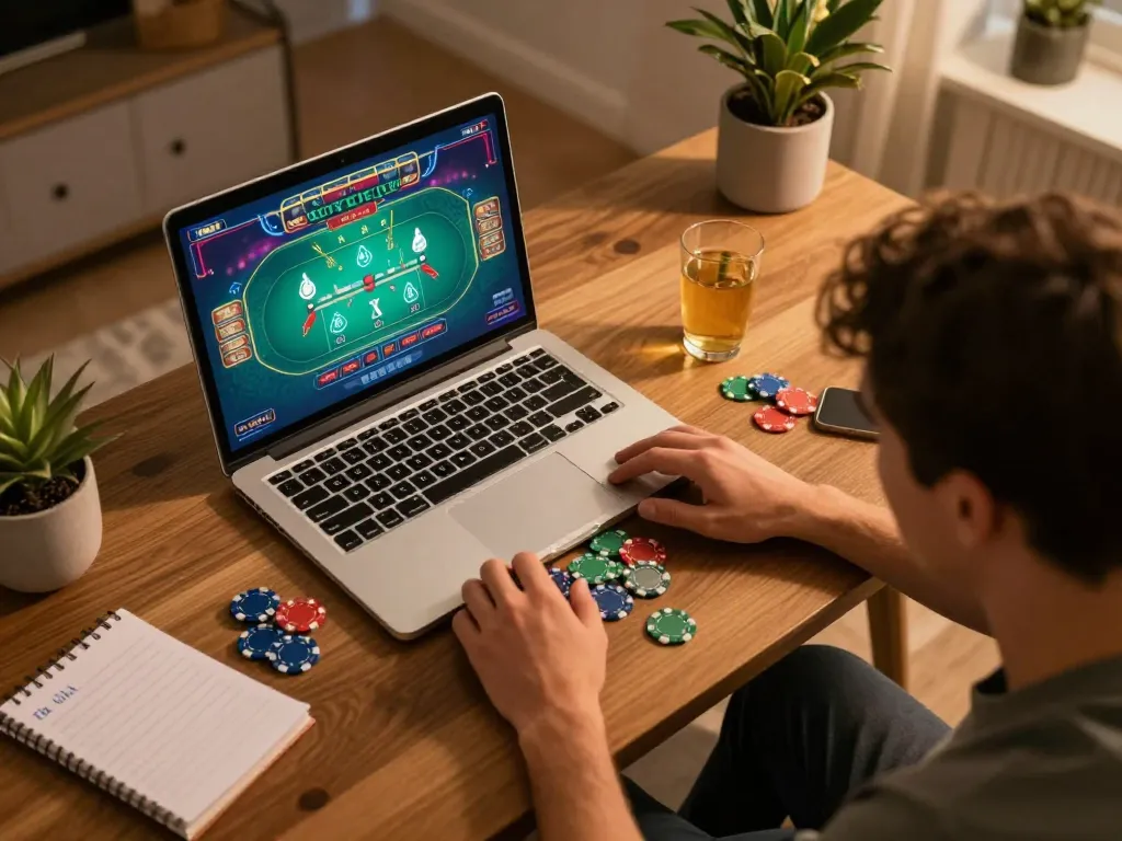 Xocdia88 online player engaged in a thrilling live dealer game, showcasing the exciting xóc đĩa experience.