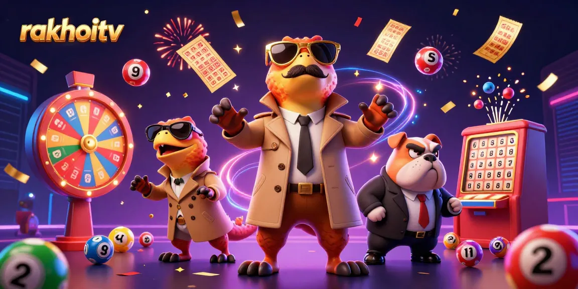 Experience rakhoitv's thrilling gaming scene with raptors in a trench coat at a VIP casino entrance.