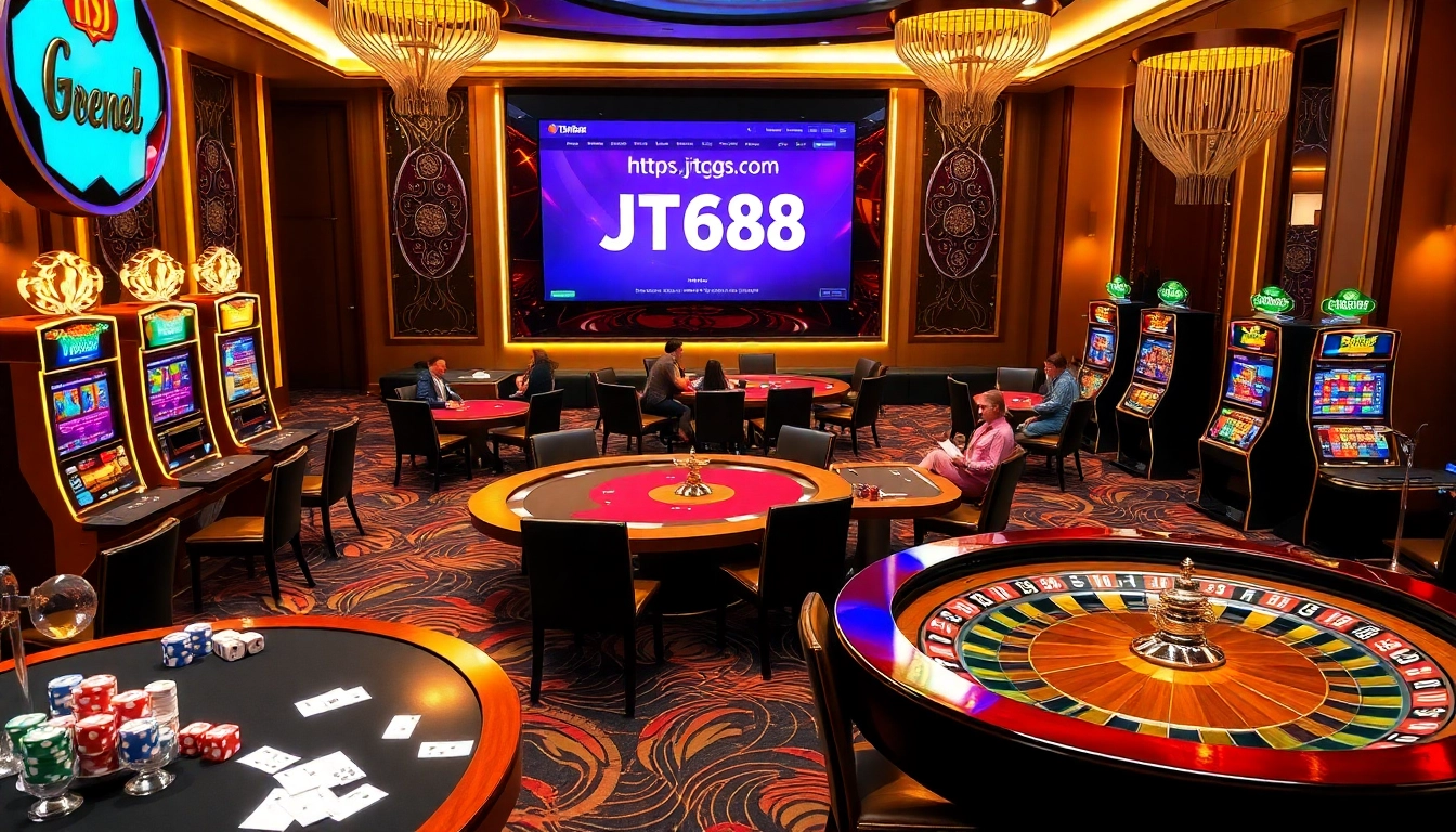 Experience thrilling games at https://jtg88.com/ with vibrant casino tables and exciting slot machines.