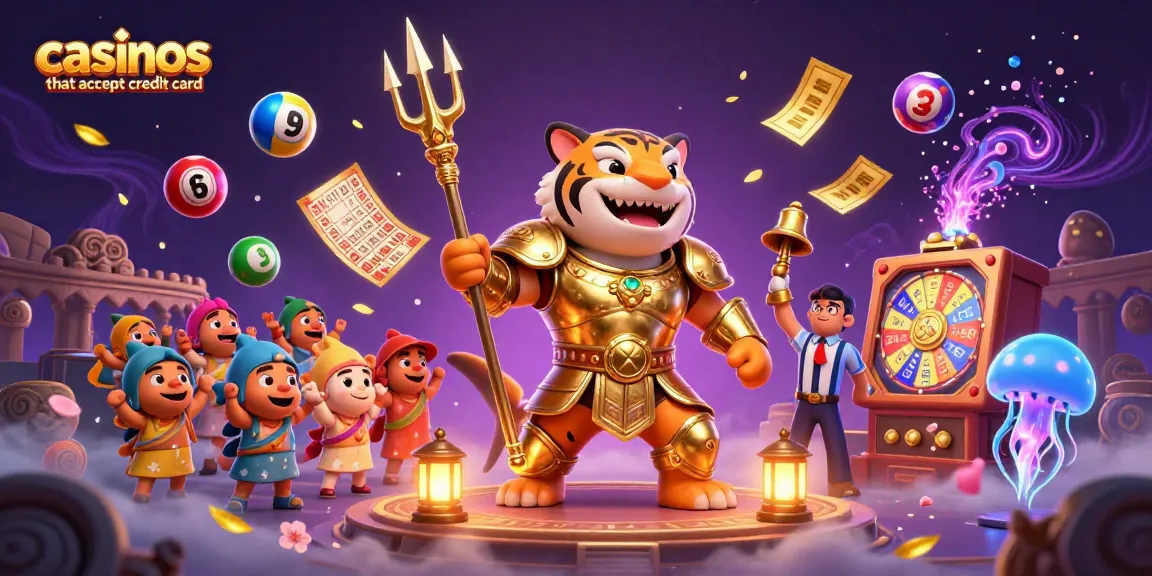 Engage with casinos that accept credit card featuring a dynamic underwater scene with vibrant gambling elements