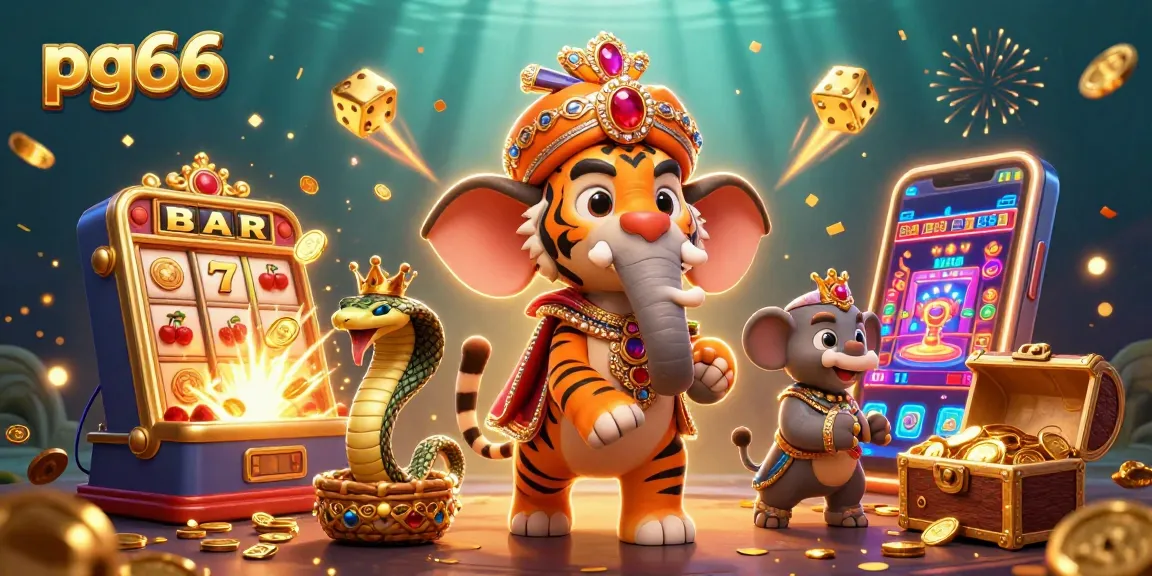 Experience thrilling gameplay at pg66 with 3D elements of online casino games, featuring vibrant visuals.