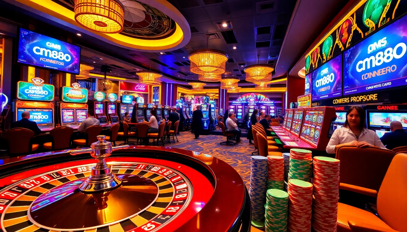Experience thrilling games at cm88.com with vibrant casino games like roulette and slots.