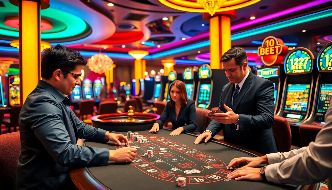 Experience the thrill of 12 BET with vibrant casino games and engaged players.