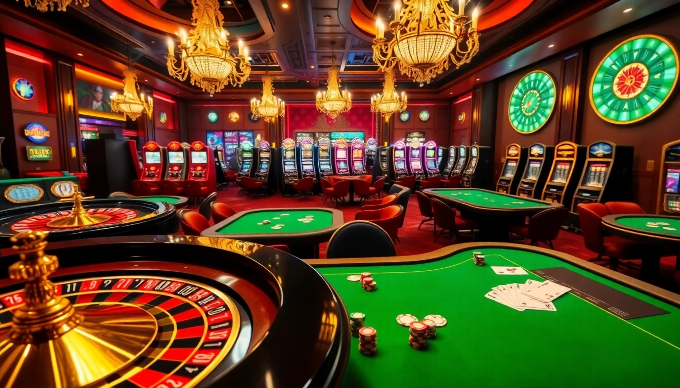 Experience the thrill of winning at https://98win9.bid/ with dazzling casino tables and vibrant slot machines.