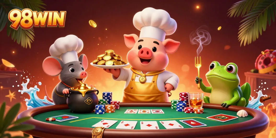 Spin the wheel for big wins at 98WIN with exciting casino games and lavish gold rewards.