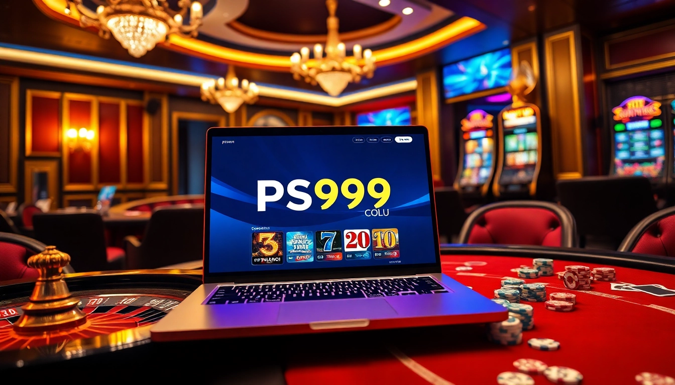 Experience the excitement at PS99COM with vibrant casino elements and engaging online gaming.
