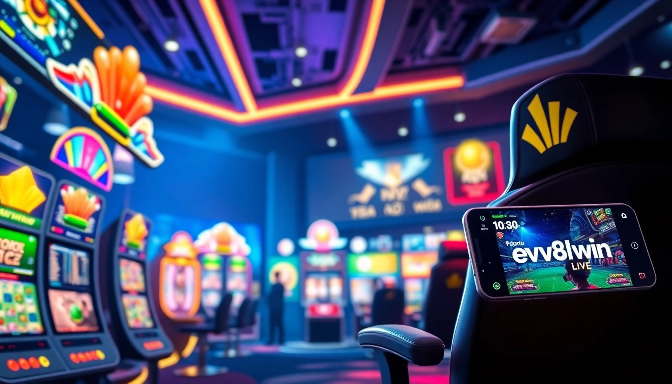 Exciting online gambling experience at ev88win.live with vibrant casino games and sports betting.