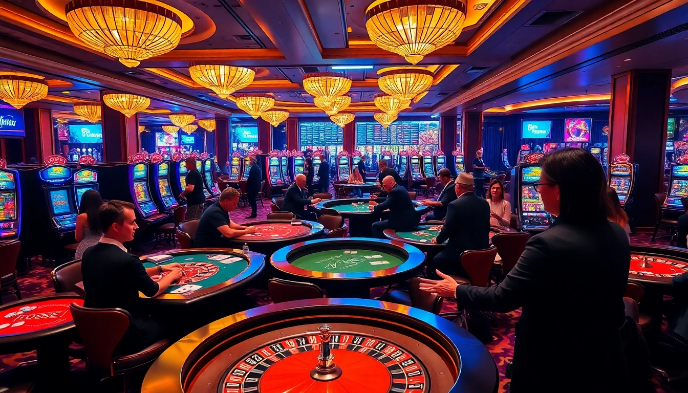 Experience thrilling gameplay at https://8kbet.town/ with exciting casino tables and vibrant slot machines.