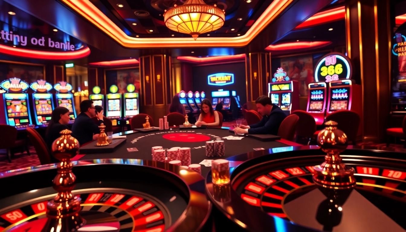 Join the excitement at HU 88 with players engaging at a high-stakes poker table in a luxurious casino setting.