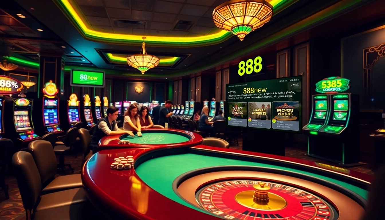 Experience the thrill of gambling at 888new with luxurious casino tables and exciting online gaming.
