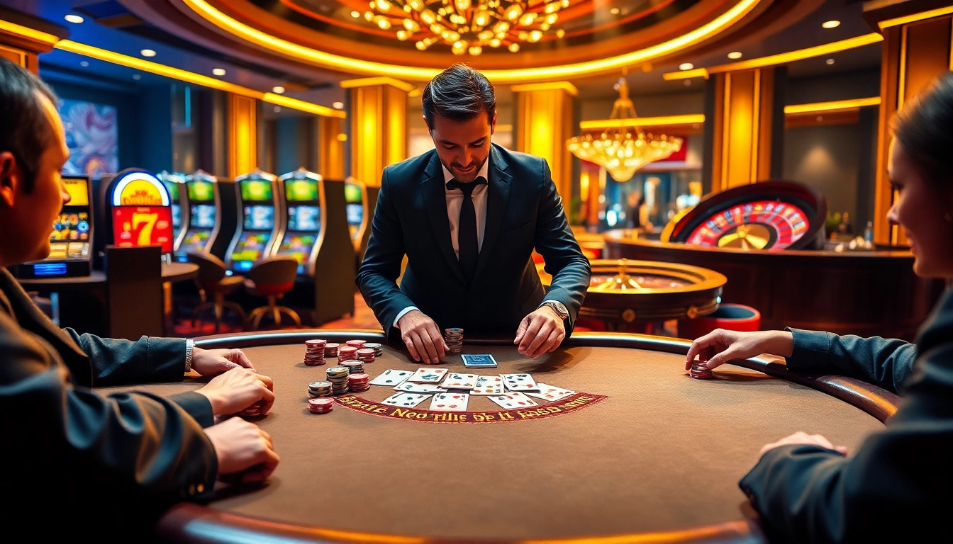 Experience the excitement at nhà cái uy tín s8 with thrilling poker gameplay and luxurious casino atmosphere.