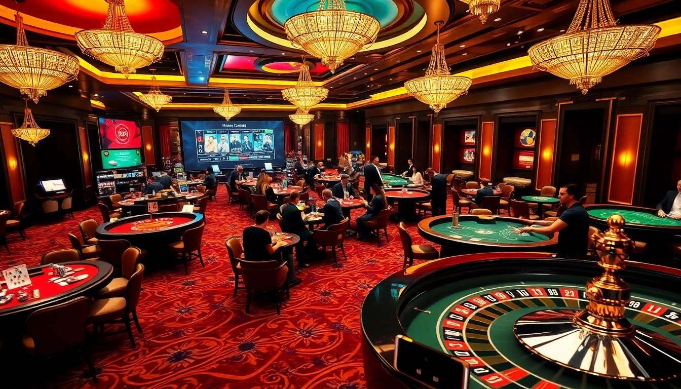 The excitement of modern gambling at https://www.eejl33.com/ with vibrant casino tables and high-stakes action.