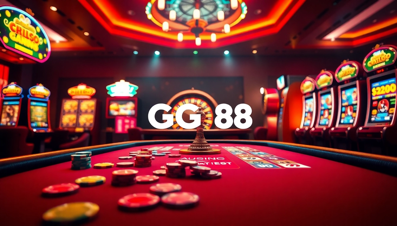 Engage in thrilling gambling action at GG88 with vibrant casino games.