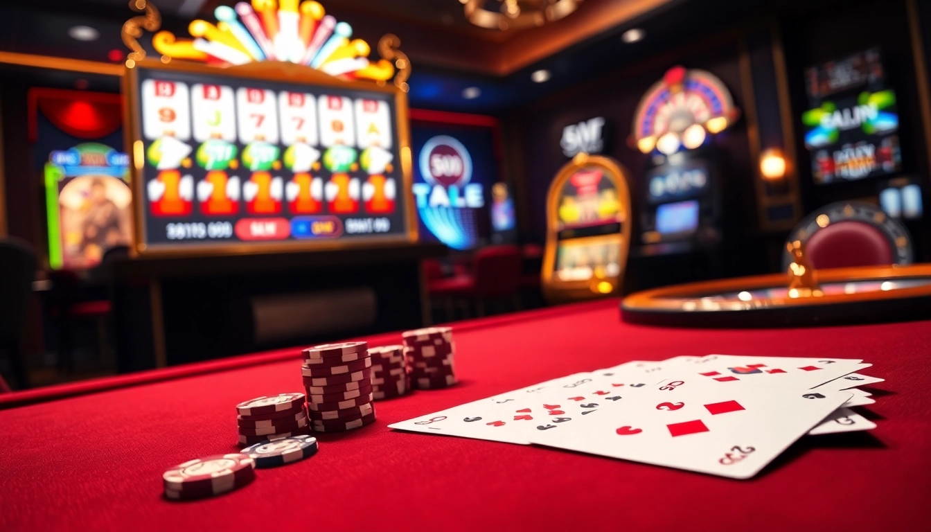 Experience the excitement of 58win pro with vibrant poker action at a luxurious casino table.