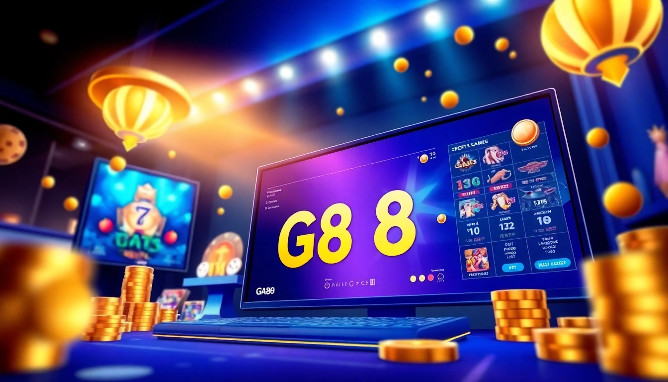 G88 gaming platform interface showcasing exciting online casino games.