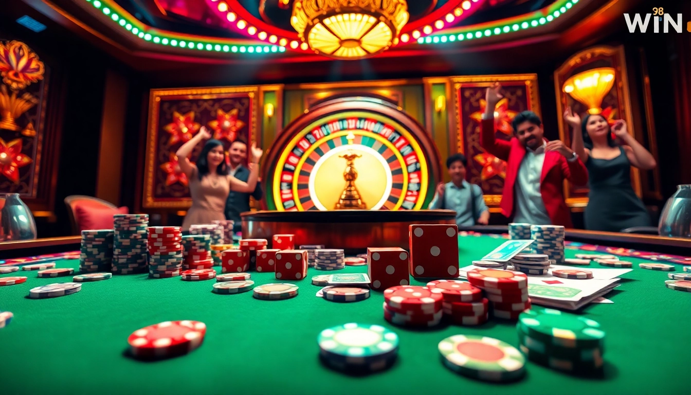 Play exciting games at https://98wina8.com/ with live dealers and vibrant casino tables.