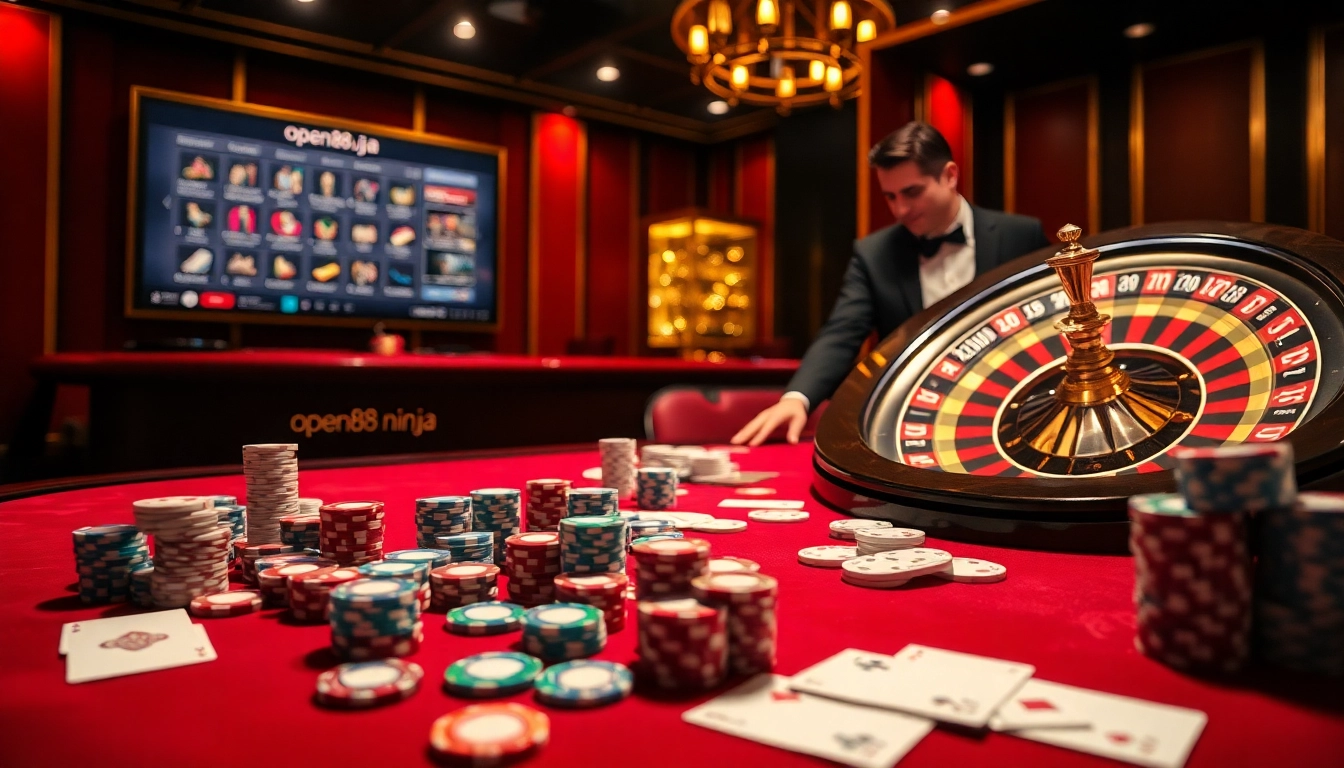 Experience exhilarating gameplay at open88.ninja with our vibrant casino tables and engaging poker action.