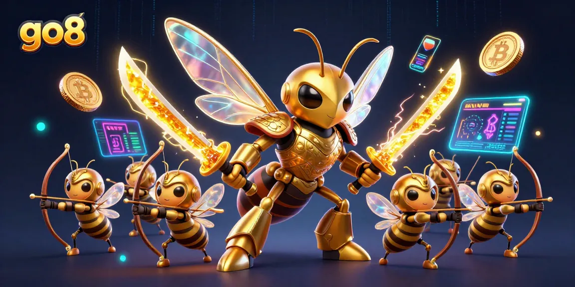 Engage in the vibrant world of go8 gaming featuring powerful characters in a captivating 3D scene.